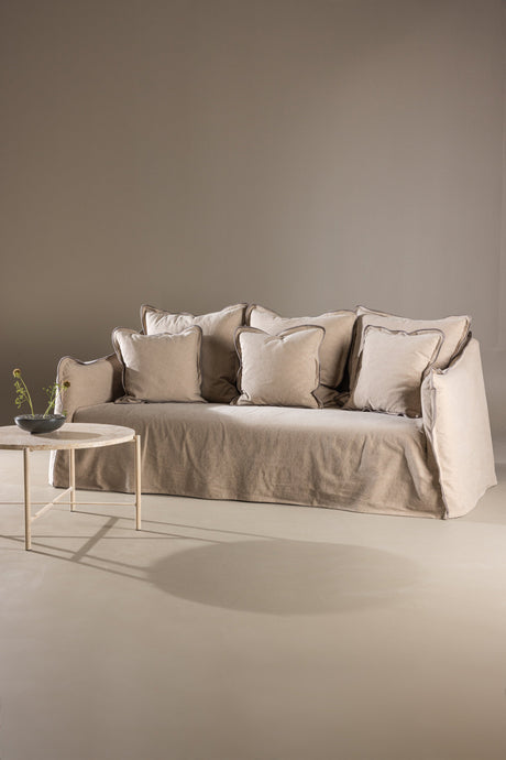 Oskarshamn 3 - Sitzer Sofa - braun/Baumwolle - 3 - Sitzer Sofas - ALVAHOME