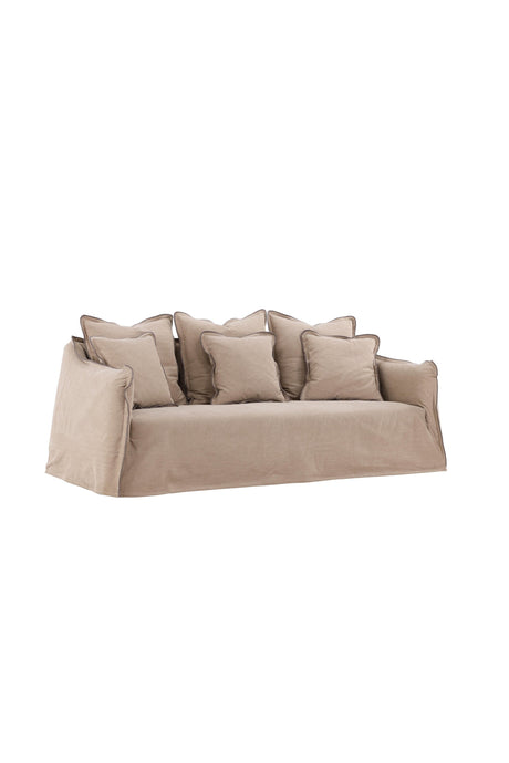 Oskarshamn 3 - Sitzer Sofa - braun/Baumwolle - 3 - Sitzer Sofas - ALVAHOME