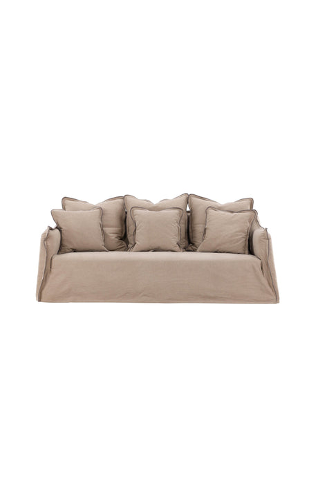 Oskarshamn 3 - Sitzer Sofa - braun/Baumwolle - 3 - Sitzer Sofas - ALVAHOME