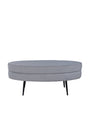 Otto Ottoman - grau/Polyester - Kord - Ottomane / Poufs - ALVAHOME