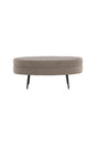 Otto Ottoman - greige/Polyester - Teddy - Ottomane / Poufs - ALVAHOME
