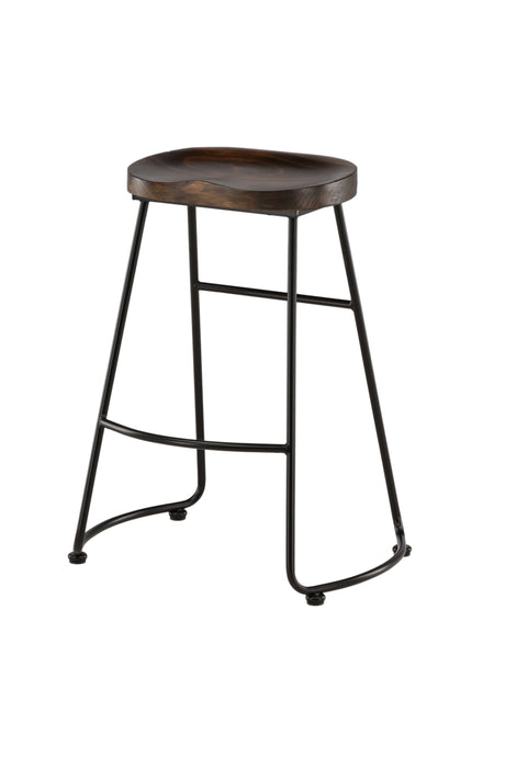 Ozark Barhocker - schwarz/Stahl - Barhocker - ALVAHOME