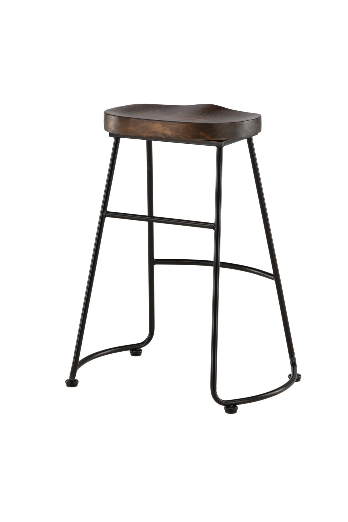 Ozark Barhocker - schwarz/Stahl - Barhocker - ALVAHOME