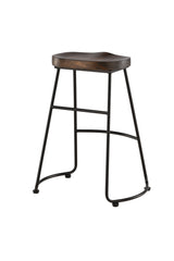Ozark Barhocker - schwarz/Stahl - Barhocker - ALVAHOME