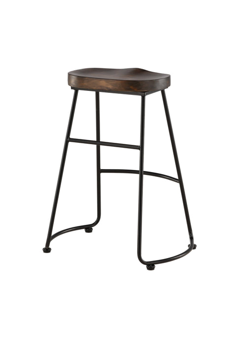 Ozark Barhocker - schwarz/Stahl - Barhocker - ALVAHOME