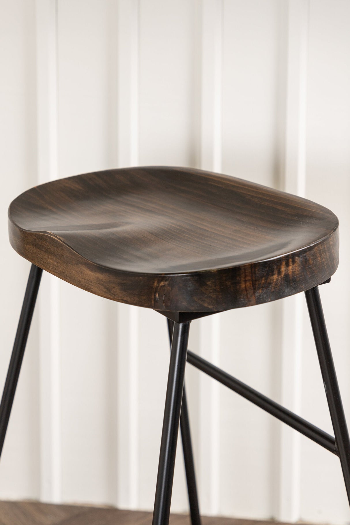 Ozark Barhocker - schwarz/Stahl - Barhocker - ALVAHOME