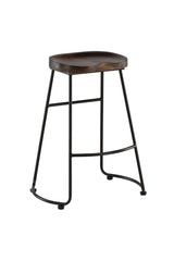 Ozark Barhocker - schwarz/Stahl - Barhocker - ALVAHOME