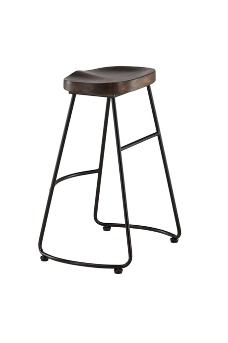 Ozark Barhocker - schwarz/Stahl - Barhocker - ALVAHOME