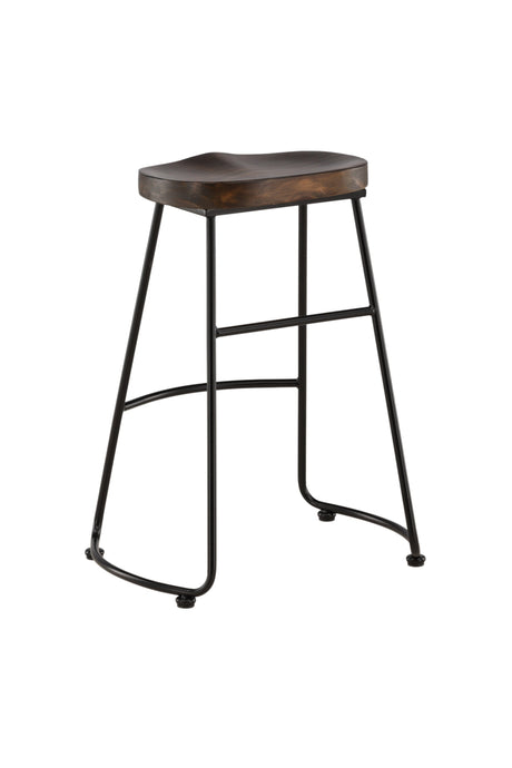 Ozark Barhocker - schwarz/Stahl - Barhocker - ALVAHOME