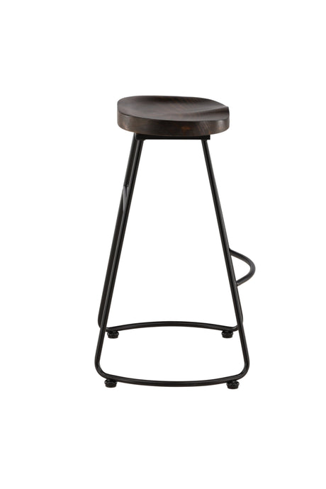 Ozark Barhocker - schwarz/Stahl - Barhocker - ALVAHOME