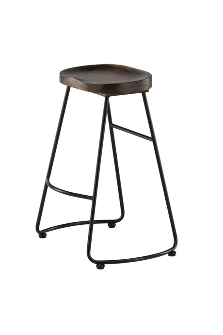 Ozark Barhocker - schwarz/Stahl - Barhocker - ALVAHOME