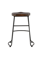 Ozark Barhocker - schwarz/Stahl - Barhocker - ALVAHOME