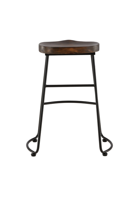 Ozark Barhocker - schwarz/Stahl - Barhocker - ALVAHOME