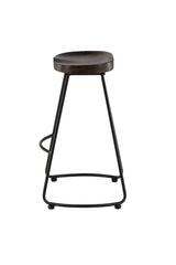 Ozark Barhocker - schwarz/Stahl - Barhocker - ALVAHOME