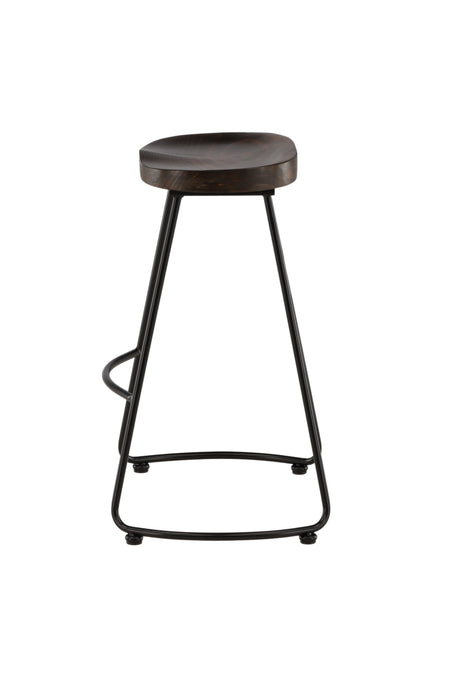 Ozark Barhocker - schwarz/Stahl - Barhocker - ALVAHOME