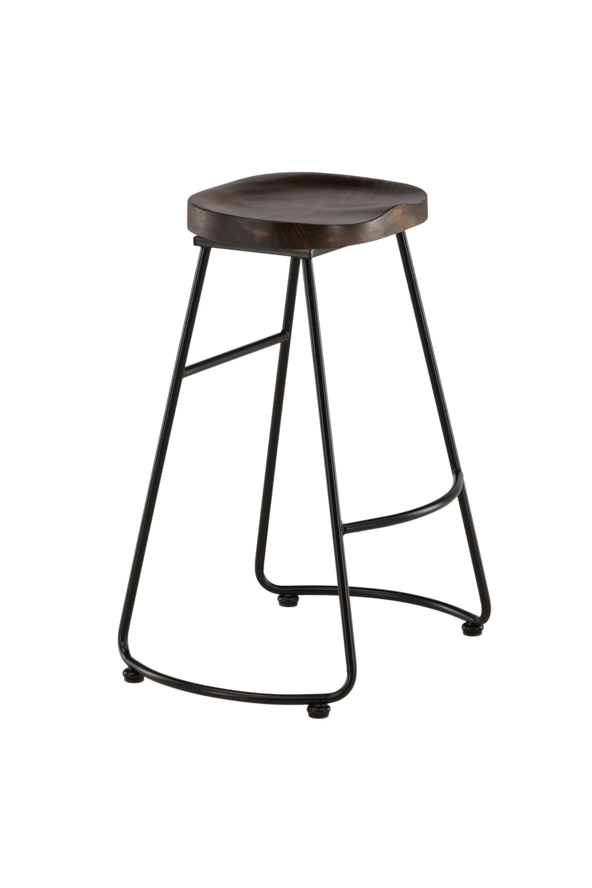 Ozark Barhocker - schwarz/Stahl - Barhocker - ALVAHOME
