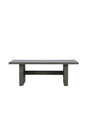 Padova Outdoor - Esstisch rechteckig - grau/Weidengeflecht - Outdoor - Esstische (rechteckig) - ALVAHOME