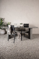 Padova Outdoor - Esstisch rechteckig - grau/Weidengeflecht - Outdoor - Esstische (rechteckig) - ALVAHOME