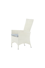 Padova Outdoor - Liegestuhl - weiß/Weidengeflecht - Outdoor - Liegestühle - ALVAHOME
