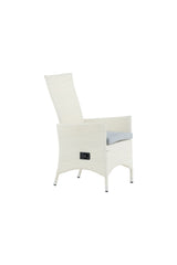 Padova Outdoor - Liegestuhl - weiß/Weidengeflecht - Outdoor - Liegestühle - ALVAHOME