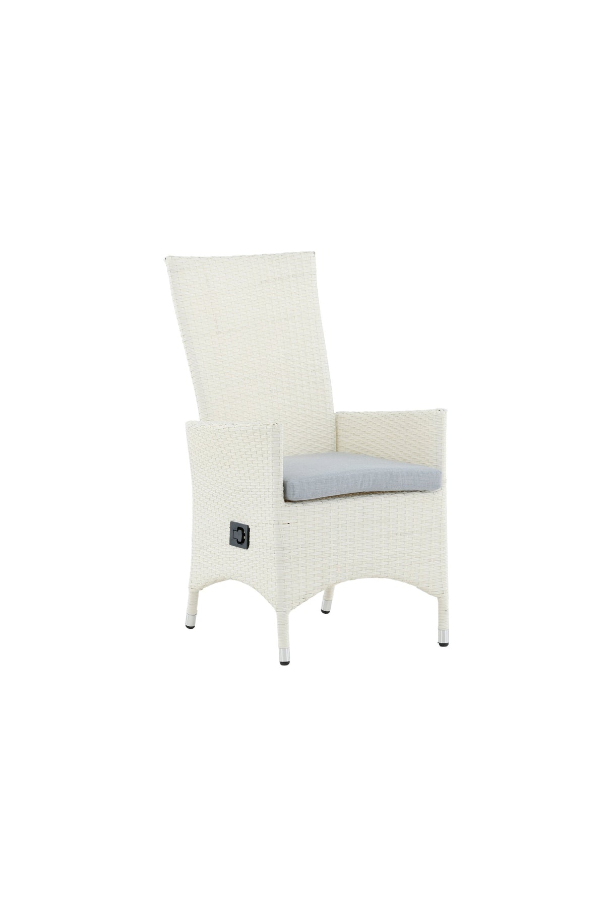 Padova Outdoor - Liegestuhl - weiß/Weidengeflecht - Outdoor - Liegestühle - ALVAHOME