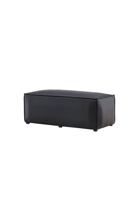 Palermo Pouf - schwarz/MDF - Ottomane / Poufs - ALVAHOME