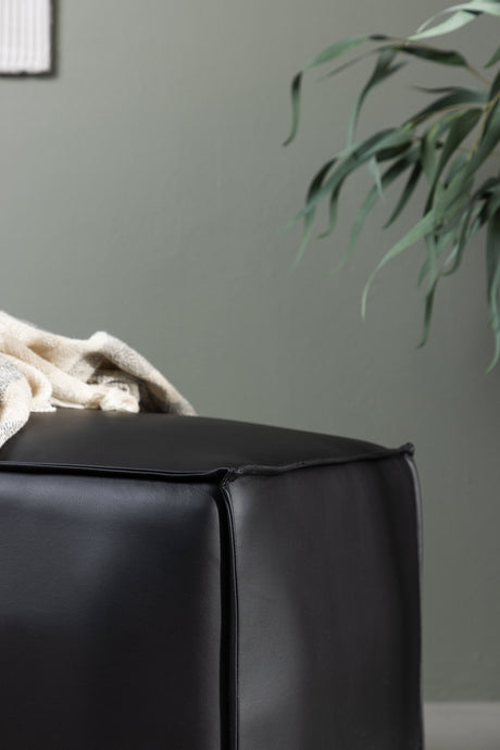 Palermo Pouf - schwarz/MDF - Ottomane / Poufs - ALVAHOME