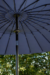 Palmetto Sonnenschirm - blau/Polyester - Sonnenschirme - ALVAHOME