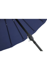 Palmetto Sonnenschirm - blau/Polyester - Sonnenschirme - ALVAHOME