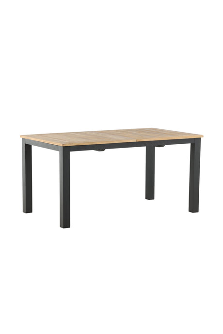 Panama Outdoor - Esstisch rechteckig - schwarz/Aluminum - Outdoor - Esstische (rechteckig) - ALVAHOME