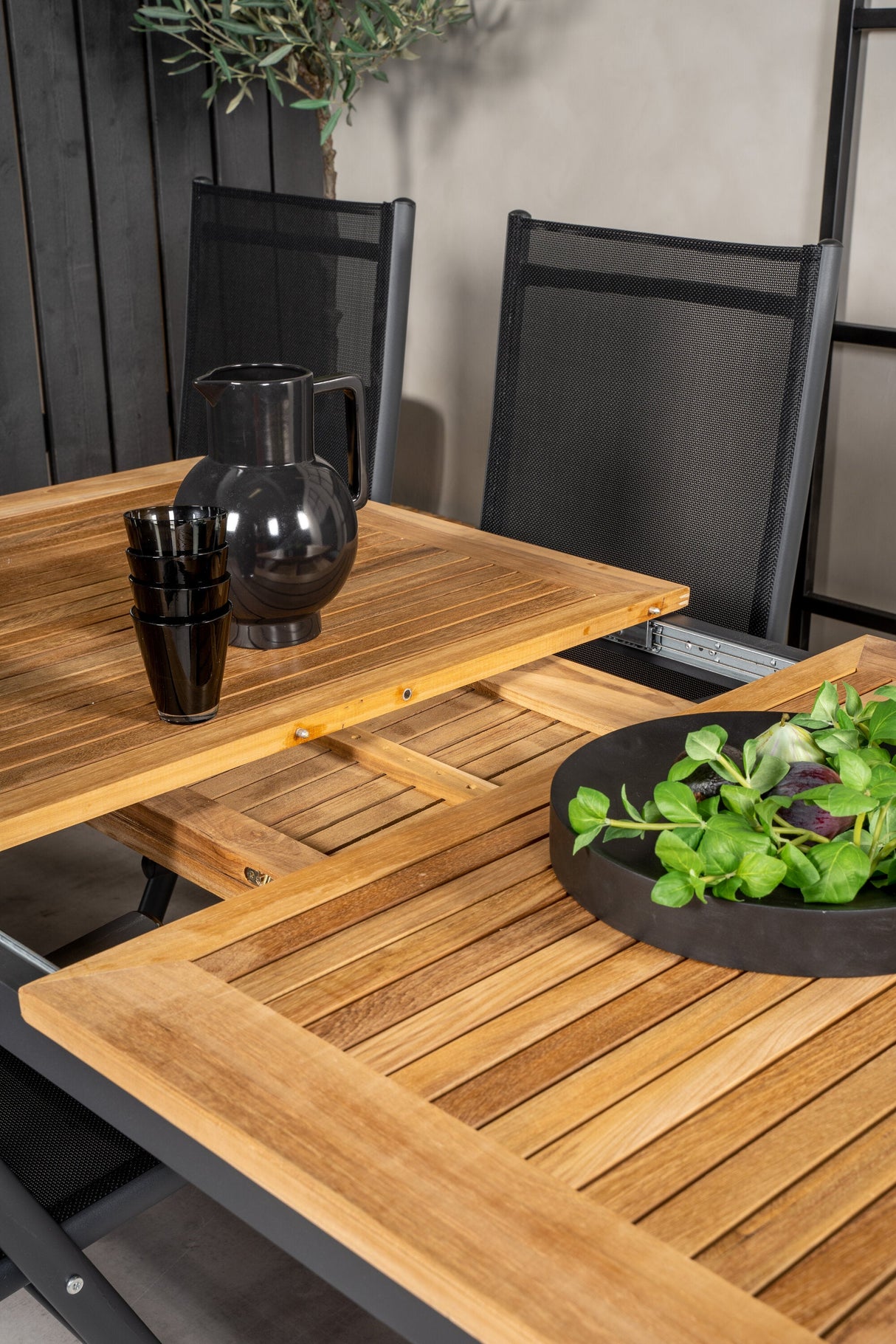 Panama Outdoor - Esstisch rechteckig - schwarz/Aluminum - Outdoor - Esstische (rechteckig) - ALVAHOME