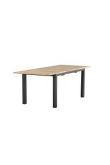 Panama Outdoor - Esstisch rechteckig - schwarz/Aluminum - Outdoor - Esstische (rechteckig) - ALVAHOME