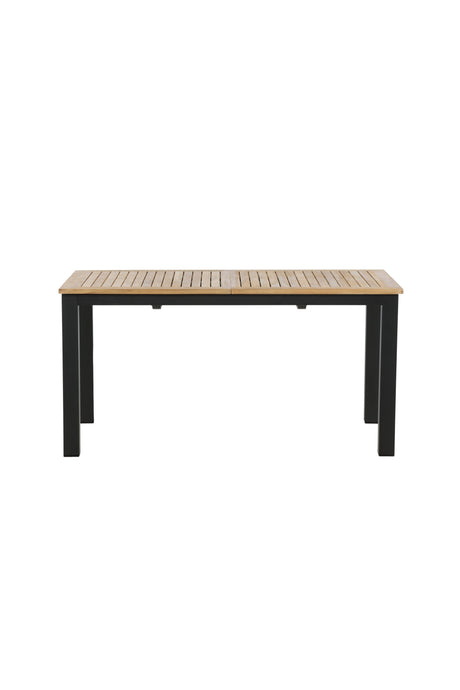 Panama Outdoor - Esstisch rechteckig - schwarz/Aluminum - Outdoor - Esstische (rechteckig) - ALVAHOME