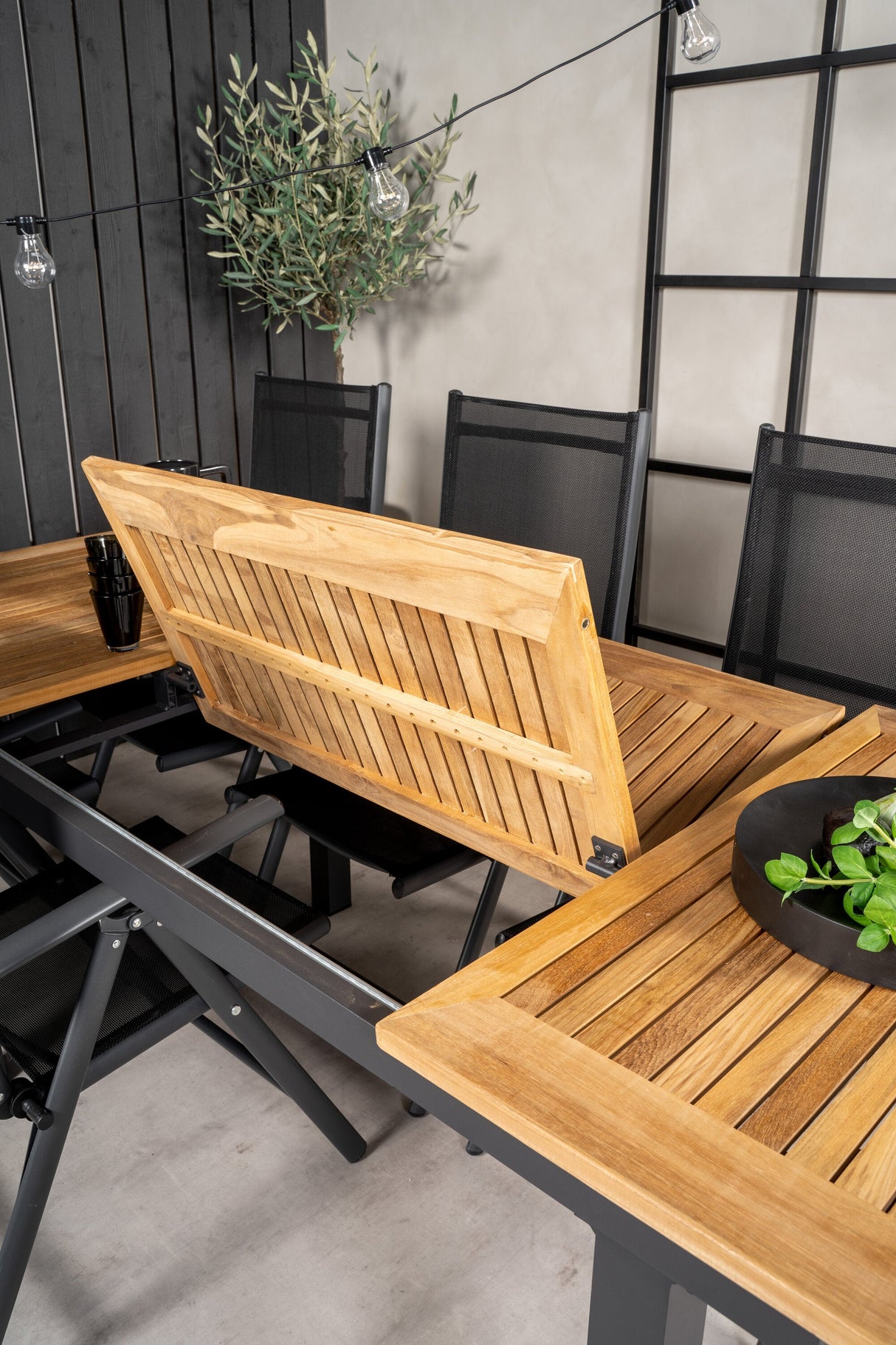 Panama Outdoor - Esstisch rechteckig - schwarz/Aluminum - Outdoor - Esstische (rechteckig) - ALVAHOME