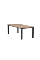 Panama Outdoor - Esstisch rechteckig - schwarz/Aluminum - Outdoor - Esstische (rechteckig) - ALVAHOME