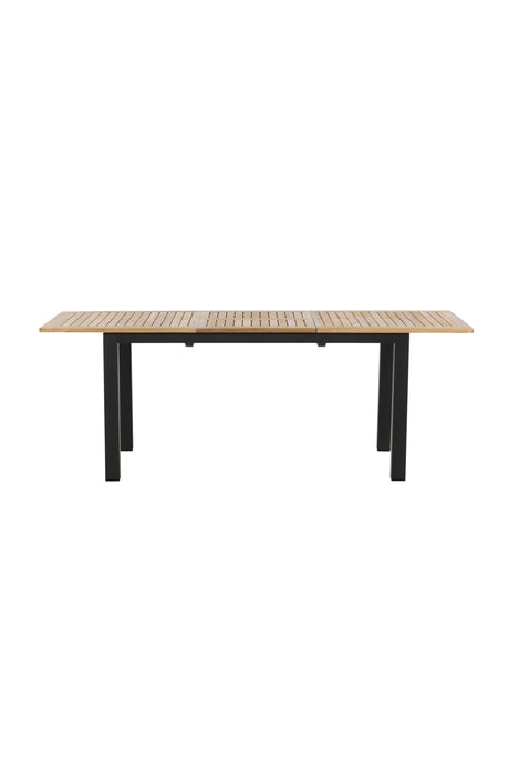 Panama Outdoor - Esstisch rechteckig - schwarz/Aluminum - Outdoor - Esstische (rechteckig) - ALVAHOME