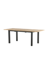 Panama Outdoor - Esstisch rechteckig - schwarz/Aluminum - Outdoor - Esstische (rechteckig) - ALVAHOME