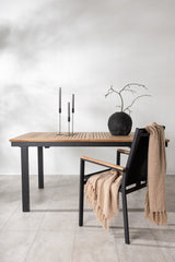 Panama Outdoor - Esstisch rechteckig - schwarz/Aluminum - Outdoor - Esstische (rechteckig) - ALVAHOME