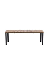 Panama Outdoor - Esstisch rechteckig - schwarz/Aluminum - Outdoor - Esstische (rechteckig) - ALVAHOME