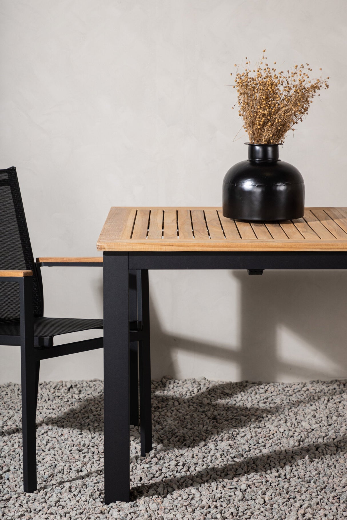 Panama Outdoor - Esstisch rechteckig - schwarz/Aluminum - Outdoor - Esstische (rechteckig) - ALVAHOME