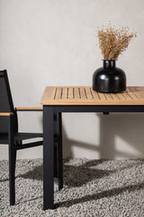Panama Outdoor - Esstisch rechteckig - schwarz/Aluminum - Outdoor - Esstische (rechteckig) - ALVAHOME