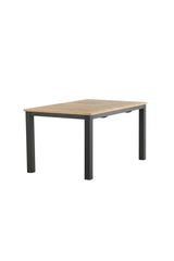 Panama Outdoor - Esstisch rechteckig - schwarz/Aluminum - Outdoor - Esstische (rechteckig) - ALVAHOME