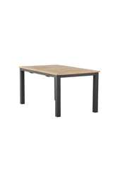 Panama Outdoor - Esstisch rechteckig - schwarz/Aluminum - Outdoor - Esstische (rechteckig) - ALVAHOME