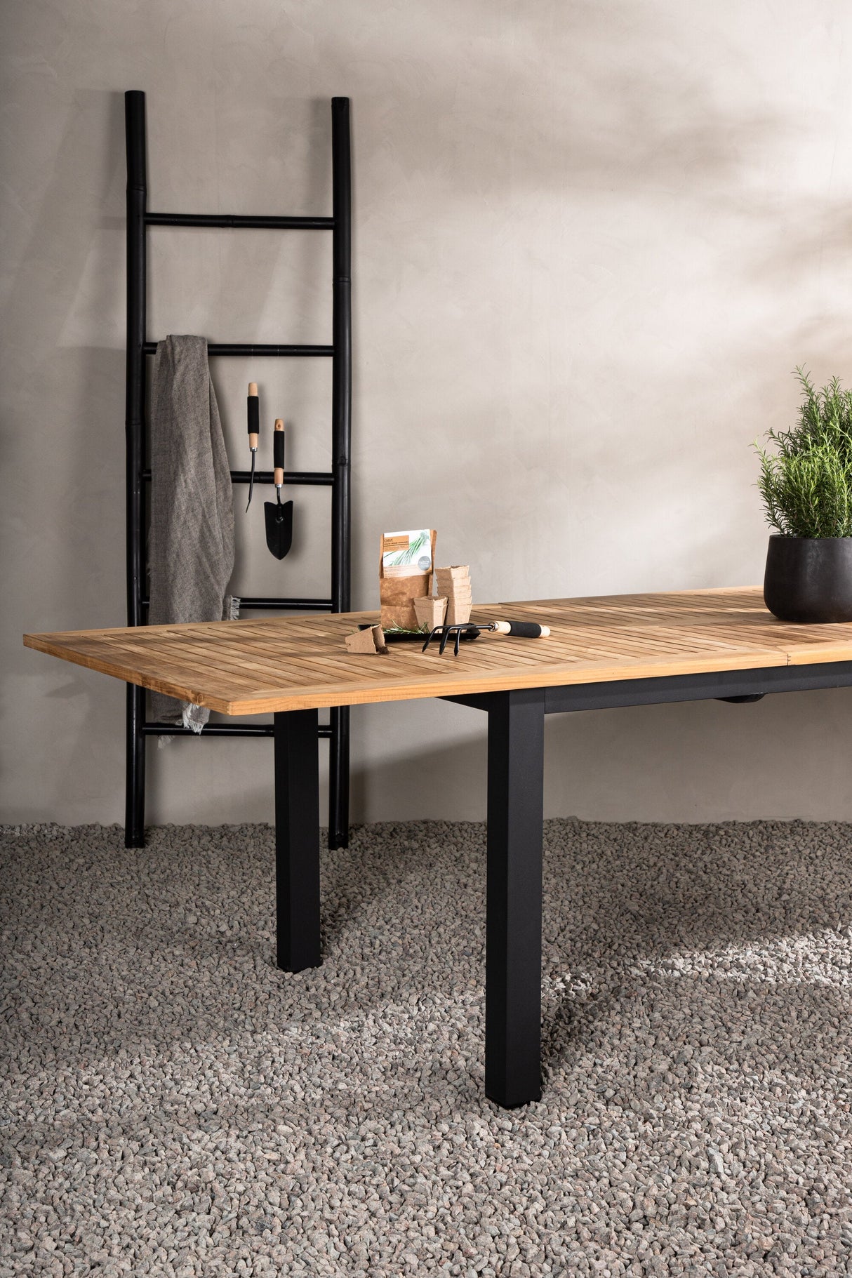 Panama Outdoor - Esstisch rechteckig - schwarz/Aluminum - Outdoor - Esstische (rechteckig) - ALVAHOME