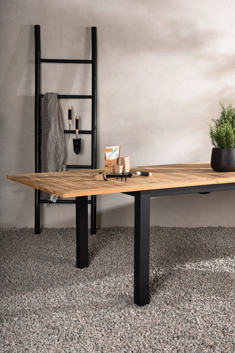 Panama Outdoor - Esstisch rechteckig - schwarz/Aluminum - Outdoor - Esstische (rechteckig) - ALVAHOME