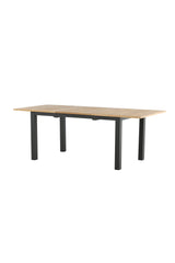 Panama Outdoor - Esstisch rechteckig - schwarz/Aluminum - Outdoor - Esstische (rechteckig) - ALVAHOME