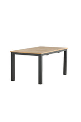 Panama Outdoor - Esstisch rechteckig - schwarz/Aluminum - Outdoor - Esstische (rechteckig) - ALVAHOME
