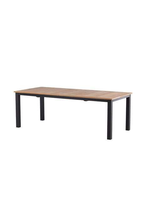 Panama Outdoor - Esstisch rechteckig - schwarz/Aluminum - Outdoor - Esstische (rechteckig) - ALVAHOME