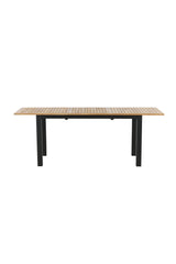 Panama Outdoor - Esstisch rechteckig - schwarz/Aluminum - Outdoor - Esstische (rechteckig) - ALVAHOME