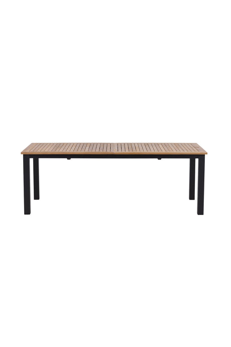 Panama Outdoor - Esstisch rechteckig - schwarz/Aluminum - Outdoor - Esstische (rechteckig) - ALVAHOME
